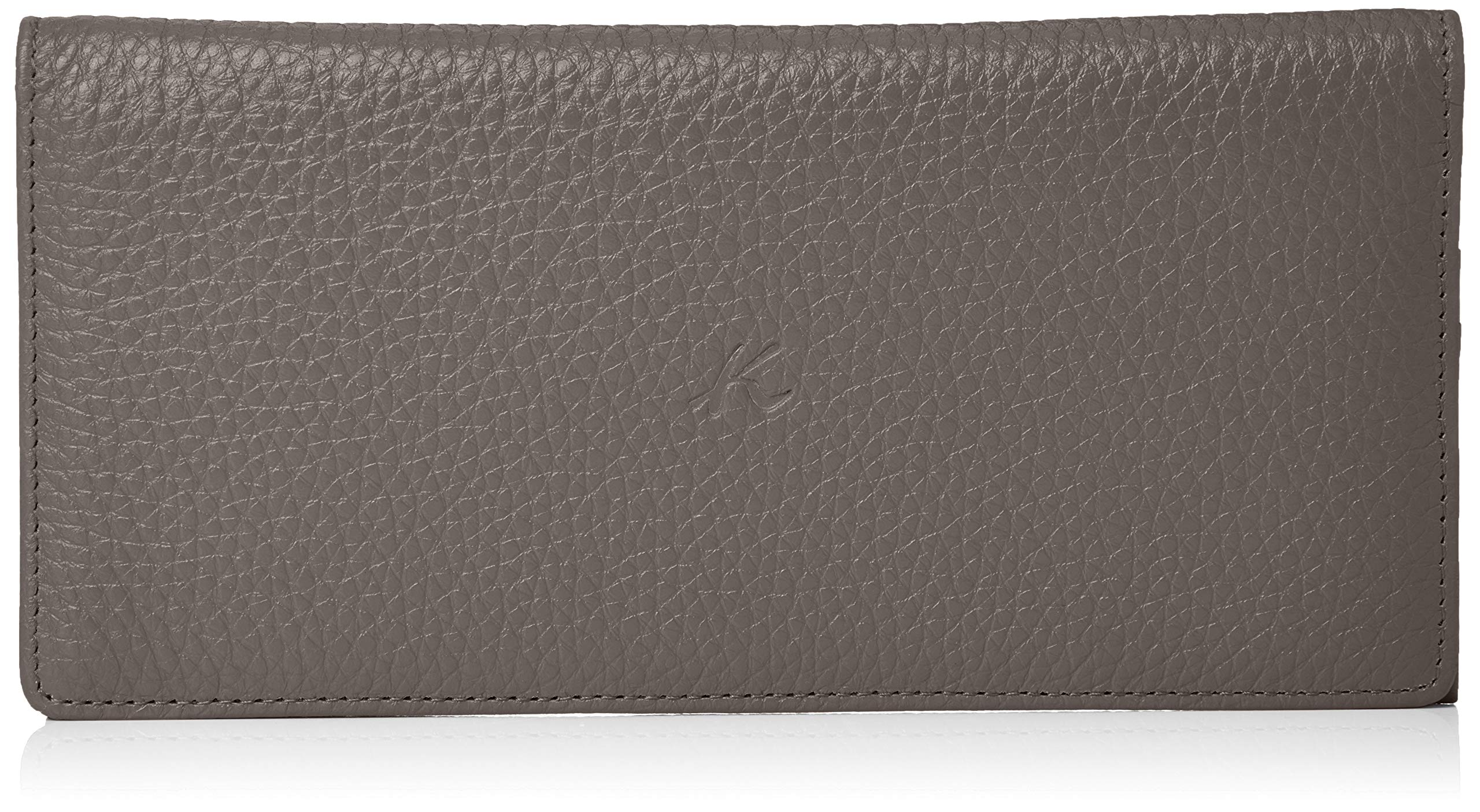 

Long Wallet Shrink leather that makes scratches less noticeable ZH0421 Gray 80801 [Kitamura] (Billfold)