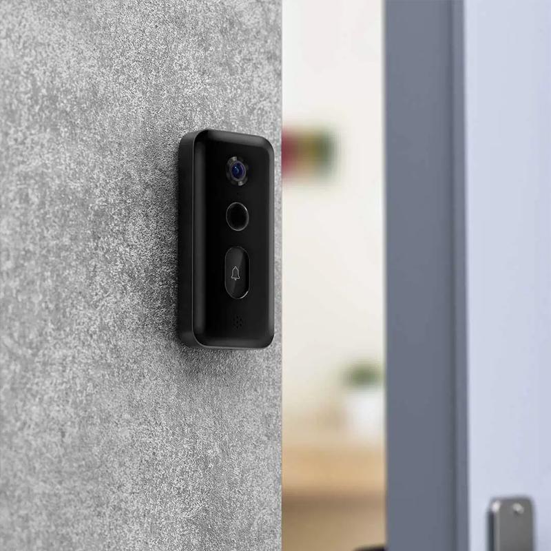 Xiaomi Akıllı Kapı Zili 3 Video Gözetim Kapı Zili Seti Ev Kedi Gözü Kamera Xiaoai Mijia Uygulama Uzaktan Kumanda