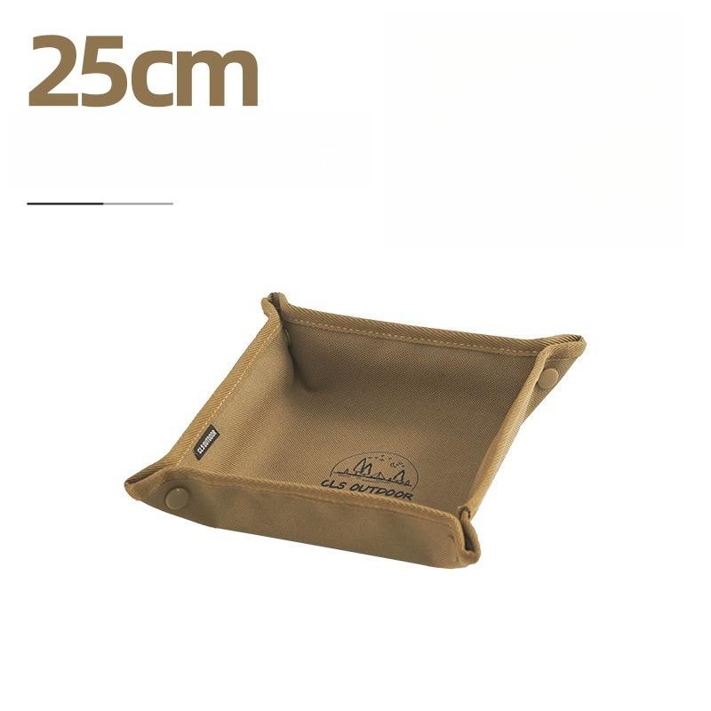 1PC Storage Tray Outdoor Camping Home Travel Storage Box Camping Portable Folding Sundries Storage Tray Portable