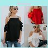 Minimalist Solid Color Off Shoulder Tank Top For Office And Casual Wear