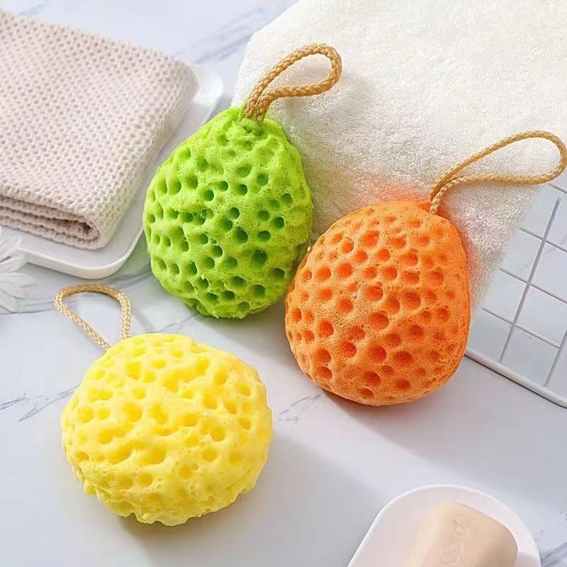 Super Absorbent Honeycomb Bath Ball Body Cleaning Soft Bath Ball Does Not Fall Apart Soft Bath Sponge Children Kids Bath Ball