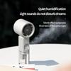 New Humidified High-speed Fan Without Pole Speed Regulation Digital Display Portable Handheld Turbocharged Spray Fan