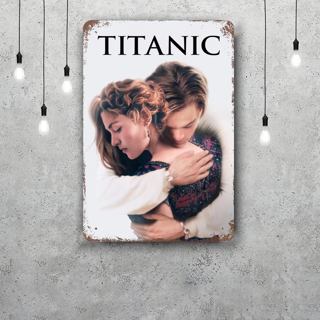 titanic movie Retro Vintage Tin Sign Poster Decorative Plaque Metal Plate Wall Decor