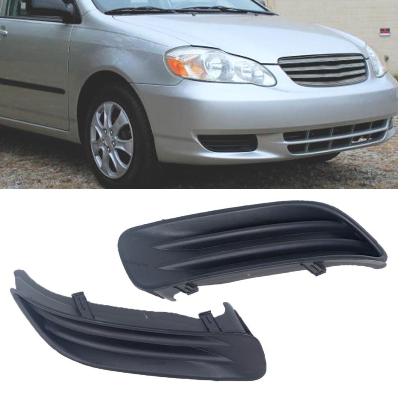 For Toyota Corolla 2003 2004 Front Bumper Fog Lamp Cover Grill Driving Lamp Covers Fog Lights Frame Car Accessories 5212802060