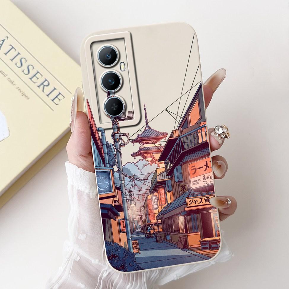 Funda For Realme C65 RMX3910 Back Cover For Realme C65 4G Case Shockproof Luxury Flowers Cute Cartoon Cool Silicone Bumper Coque