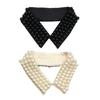 Sweet Small Pointed Lapel False Collar Woman Applique Neckline for Formal Suit