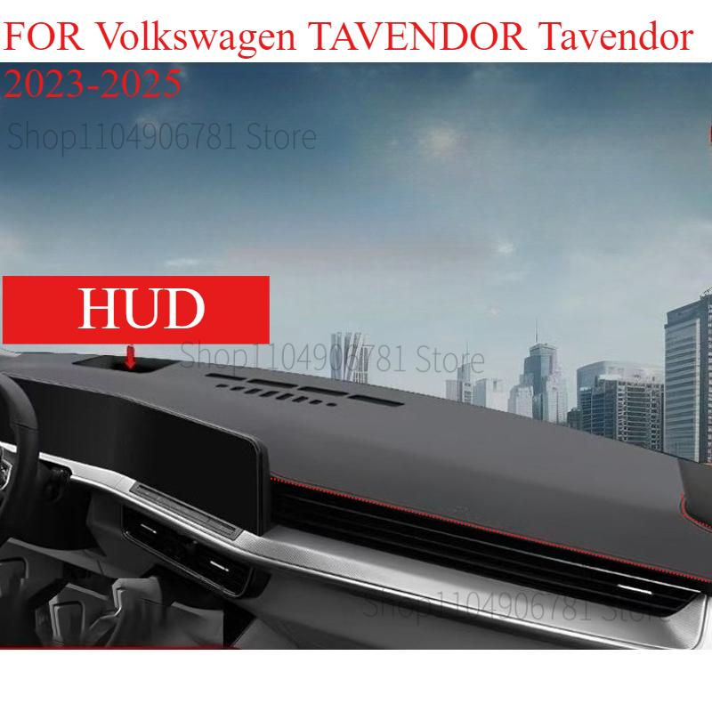 FOR Volkswagen TAVENDOR Tavendor -2025 Car Dash Mat Dashmat Dashboard  Cover Sun Shade Dash Board Cover Carpet  Accessories front  A