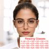 Fashion Personalized Cat's Eye Design Women's Anti-Blue Light Reading Glasses TR90 Metal Optical Frames Prescription Glasses