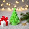 1 Stück Grün/Weiß Harz Weihnachtsbaumschmuck, Weihnachtsdekoration, Weihnachtsgeschenk, Verbessert die festliche Atmosphäre, Geeignet für den Innenbereich D