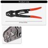 Ratcheting Terminals Crimper Tool With Adjustable Height For Reliable Automotive Circuit Repairs NonSlip Grip Handle