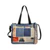 Fashion printed shoulder bag women's 2025 new large-capacity bucket bag niche retro large-capacity portable tote bag