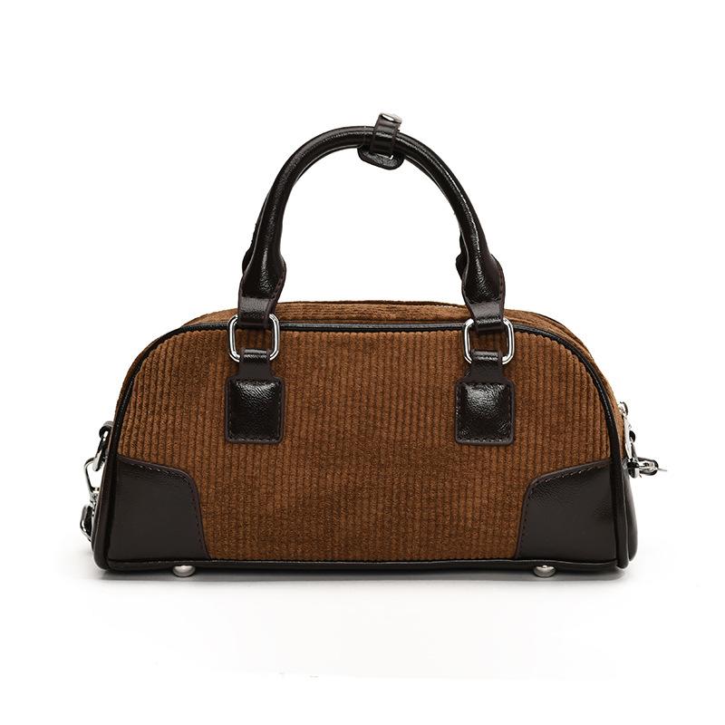 

Нишевая сумка-подушка женская новая осенне-зимняя на плечо через плечо в ретро-стиле универсальная повседневная сумка коричневый