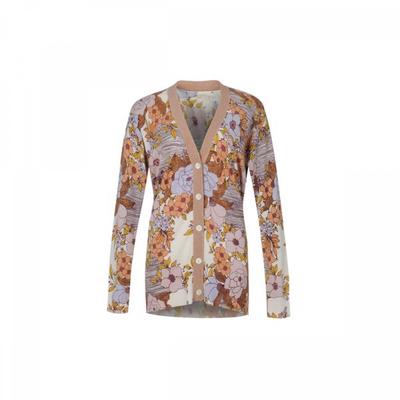 Flower Pattern Cardigan  Ow8smcg009 