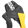 Ratchet Crimping Pliers 0.5 6mm AWG23‑10 Carbon Steel Self Adjusting Terminal Crimper