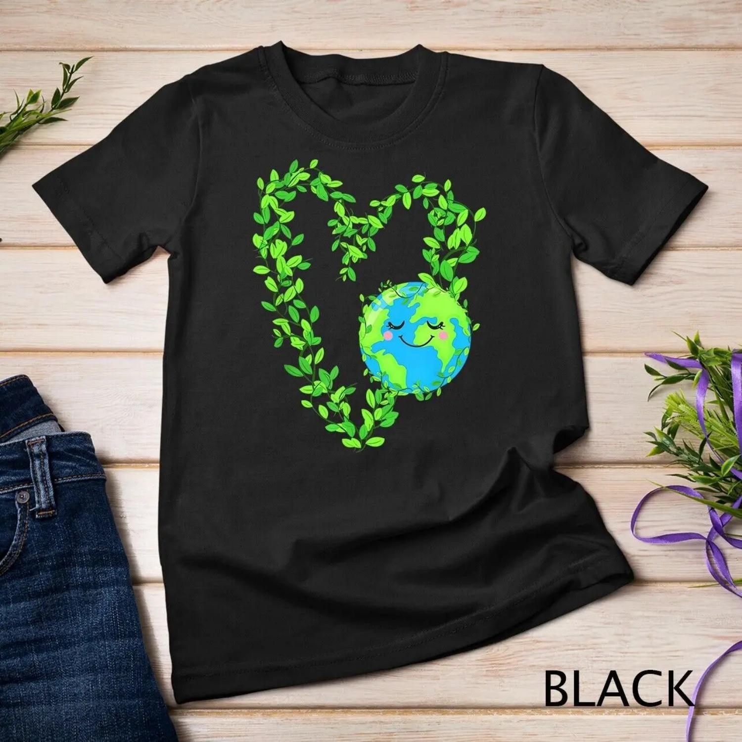 Earth Day 2023 Heart Kids Boys Girl T Shirt S