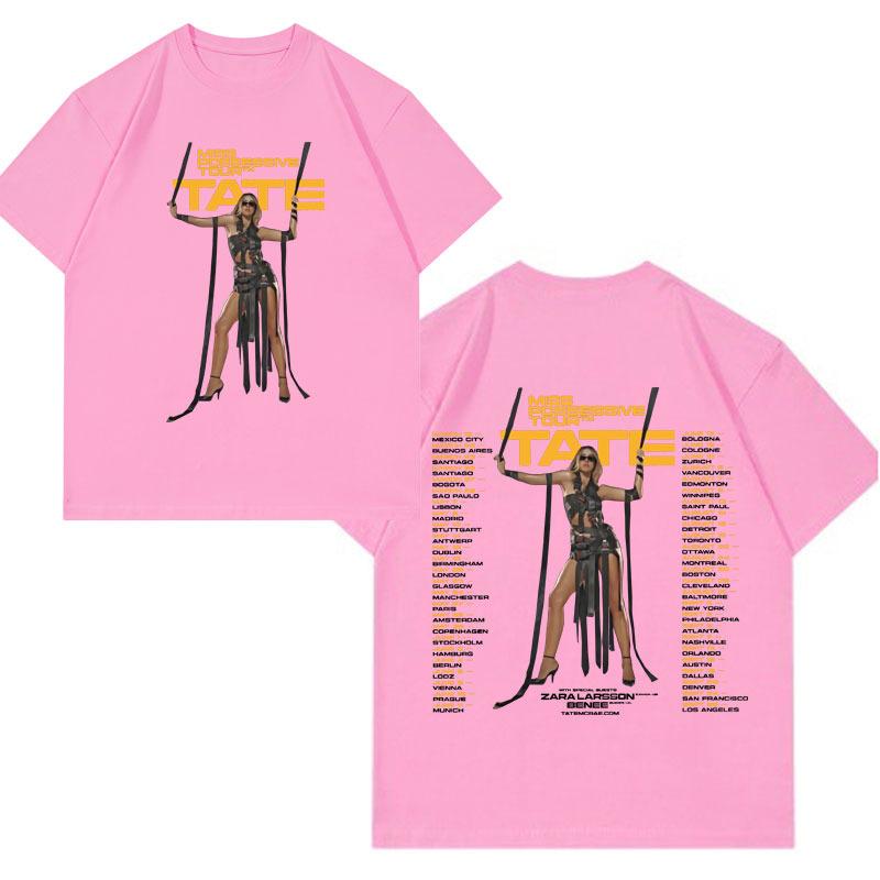 Dres Tate McRae 2025 Nová jaro-léto Pánské a dámské sportovní oblečení T8 McRae Fotbalový dres Tričko s V-výstřihem Y2k Oblečení