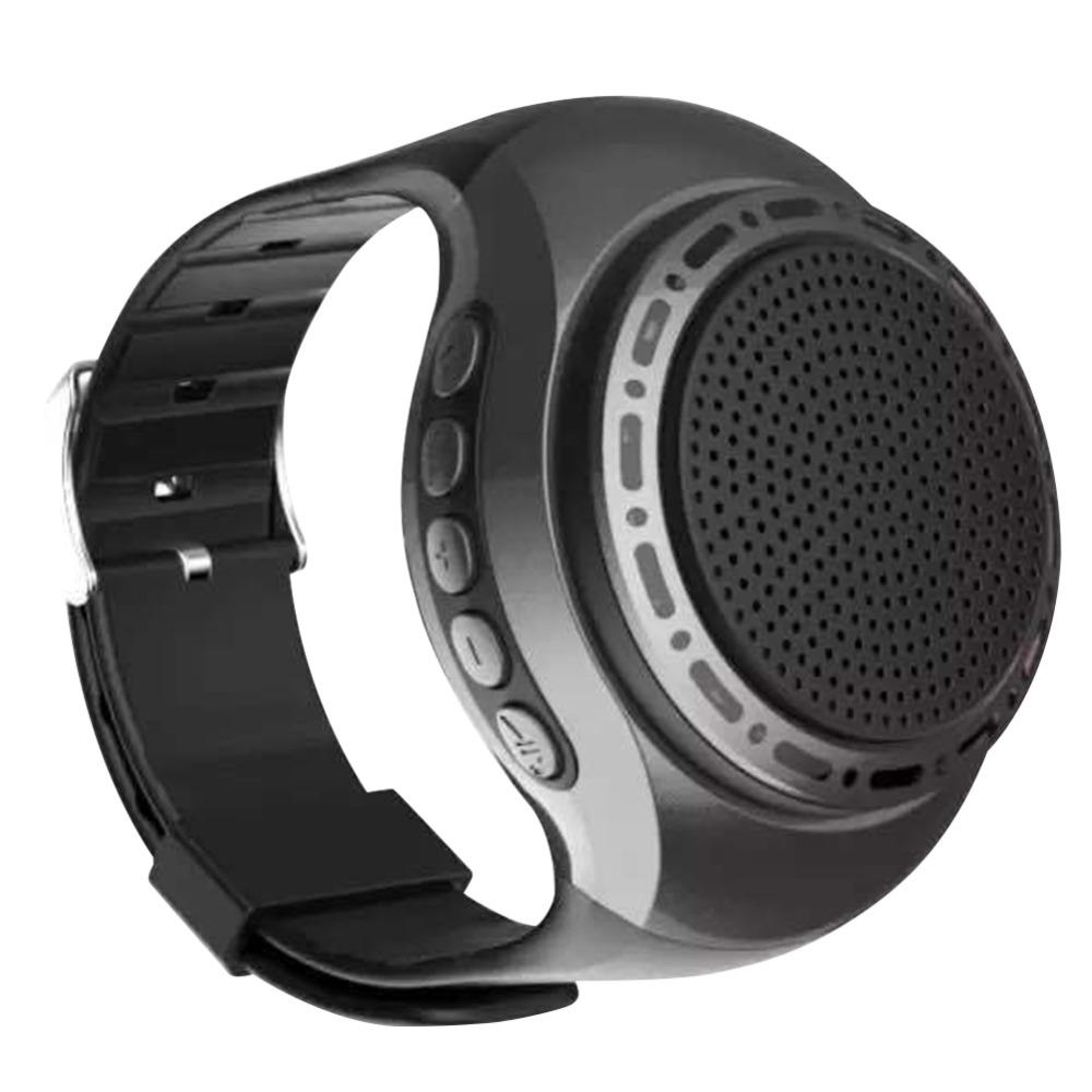 U6 Wrist Watch Speaker Cool Lighting Mini Speaker Music Box Wireless Speaker Wearable Device