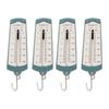 4pcs Metal Spring Bar Force Meter Rectangular Shape Spring Balance Lab Force Gauge  Lab Testing