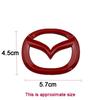 2025 Hot ABS Car Steering Wheel Emblem Cover Stickers for Mazda CX6 CX9 CX7 RX7 MX5 CX5 CX3 Protege Badge Internal Decals Decora
