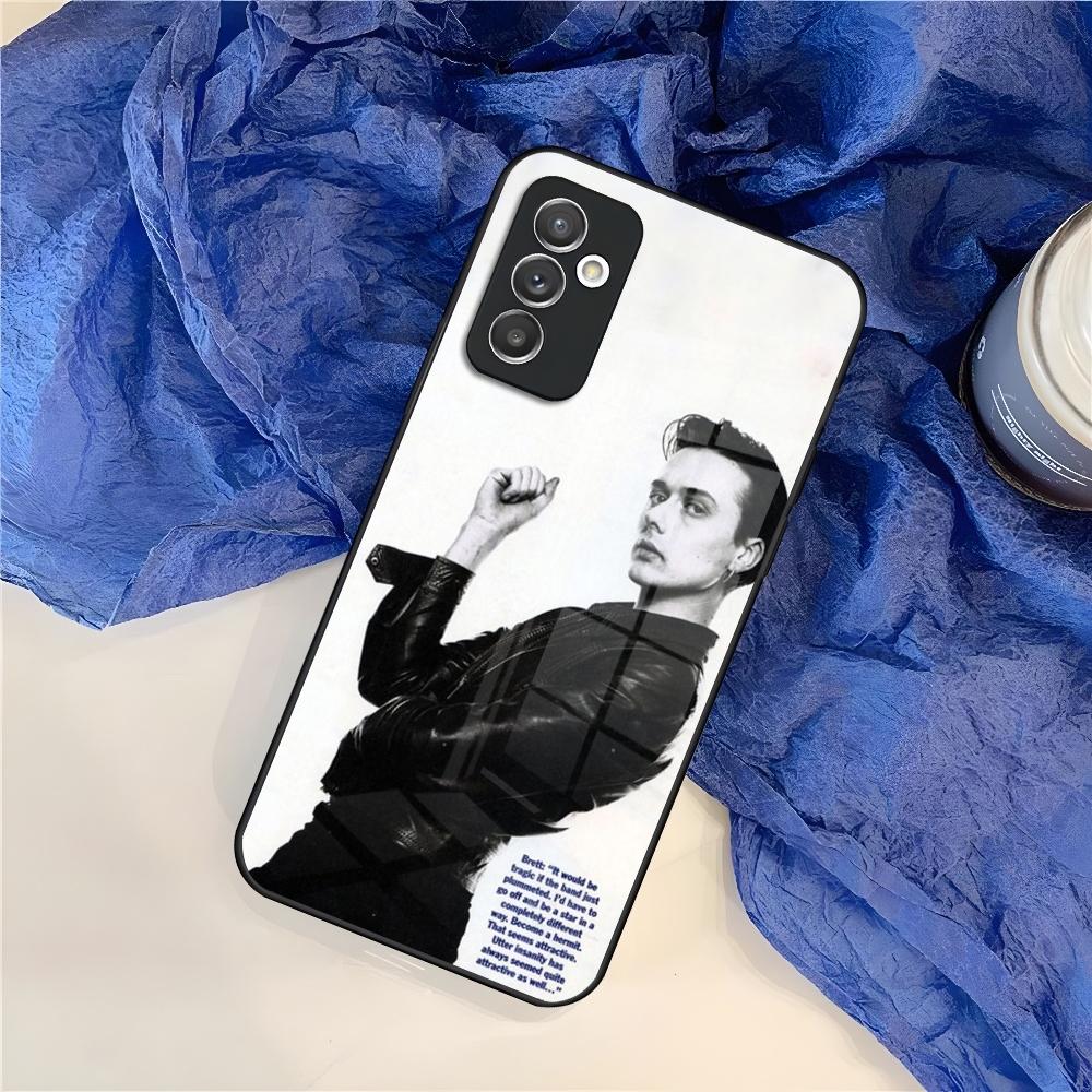 Suede Brett Anderson Phone Case for Samsung S25 S24 S30 S21 S23 S20 S22 Fe S10 E S9 Note 20 Pro Ultra Plus glass Cover