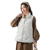 Feather women's stand-up collar vest women's vest women's new down jacket autumn and winter sleeveless warm retro
