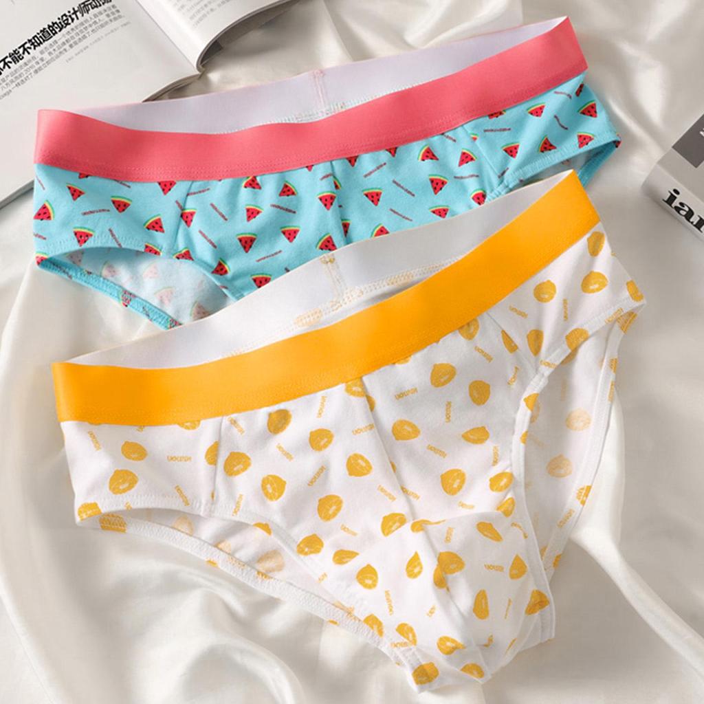 Seamless Polka Dot Cotton Men's Briefs - Comfortable & Stylish