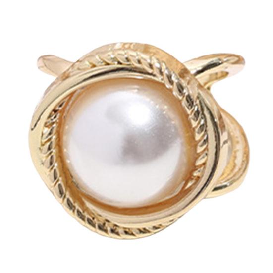 Women Scarf Ring Silk Scarf Ring Clip Faux Pearl Scarf Clasp Elegant Slide