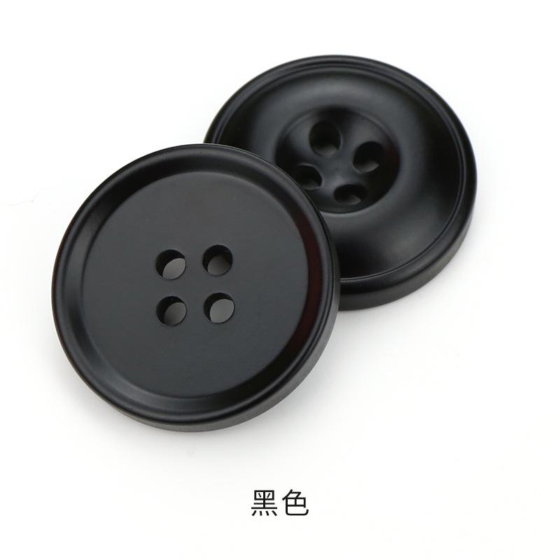 Farbige Harzknöpfe, Runde Vierlochknöpfe, Kleidung, Pullover, Trenchcoats, Anzüge, Mäntel, Einfarbige Deko-Accessoires, Accessoires