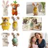 Craft Needle Felting Supply Needle Felted Mouse Handmade Figurine Gifts Felt Mice Ornaments Cute Mouse Mouse Collectible Easter