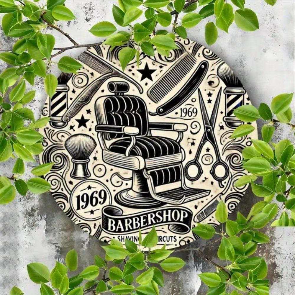 Vintage Barber Shop Metal Wall Art Retro Decor Gift For Men