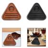 51/53/58mm Wooden Espresso Disc Holder Triangle Reusable Accessory Coffee Distribution Net