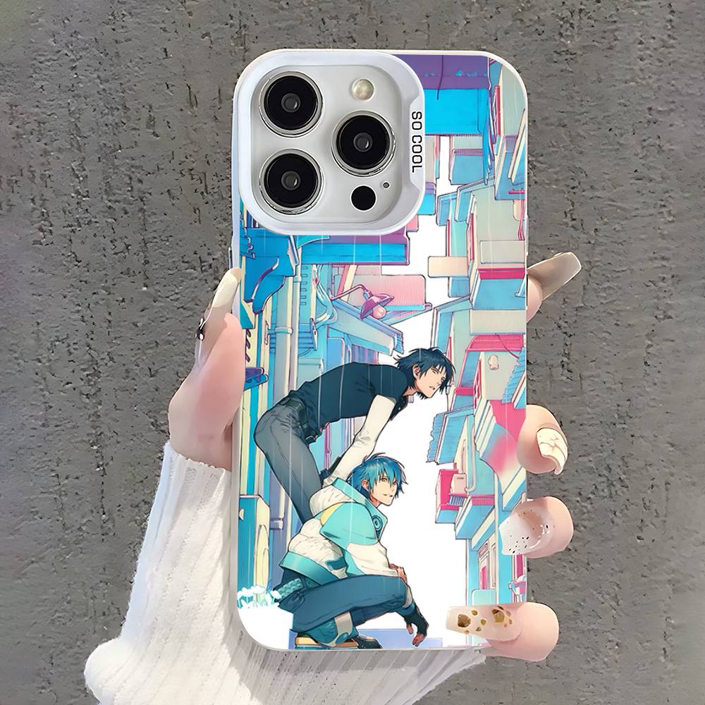 Game D-Dramatical M-Murder Phone Case For iPhone 17,16,15,14,13,12,11,Pro,XS,Max,Plus,Mini,SE White Candy Matte Shockproof Cover
