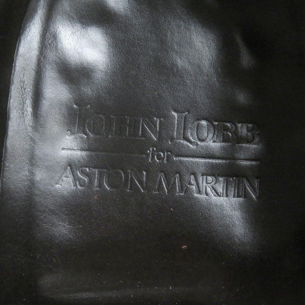 Great John Lobb Aston Martin Dress Shoes Plain Toe 7000 Last Terracotta Suede Leather Used