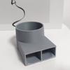 RV Heating Air Diffuser, Caravan Heater Outlet Vent Cover with Airflow Director, 3D Printed Heat Deflector for Camping