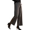 JIANHU Women's Winter Lined Wool Blend Straight-Leg Pants