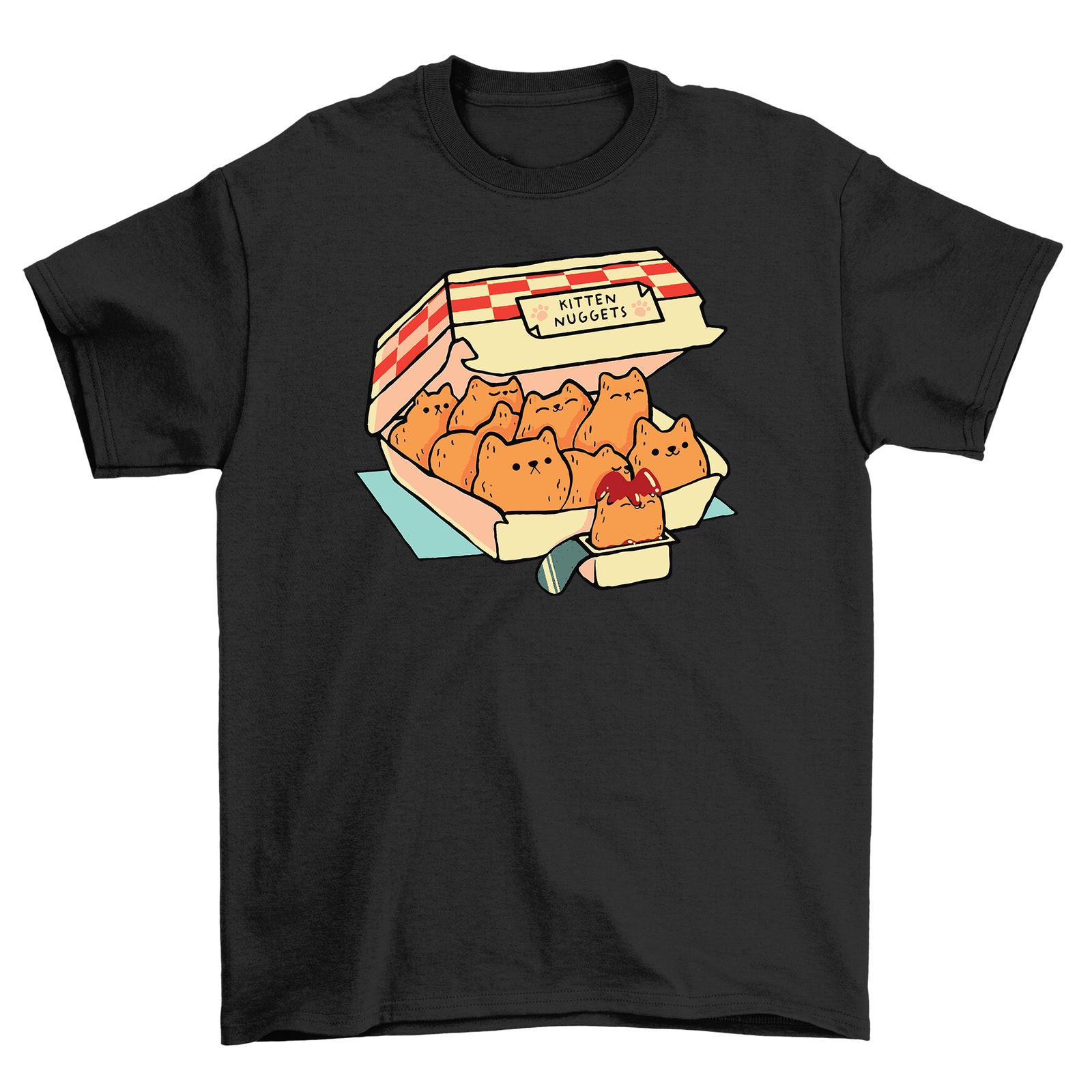 Meow!   Kitten Nugs   Cat Lover T-Shirt Mens Womens Tees Top - Purr-fectly Adorable! 100% Cotton, Unise S
