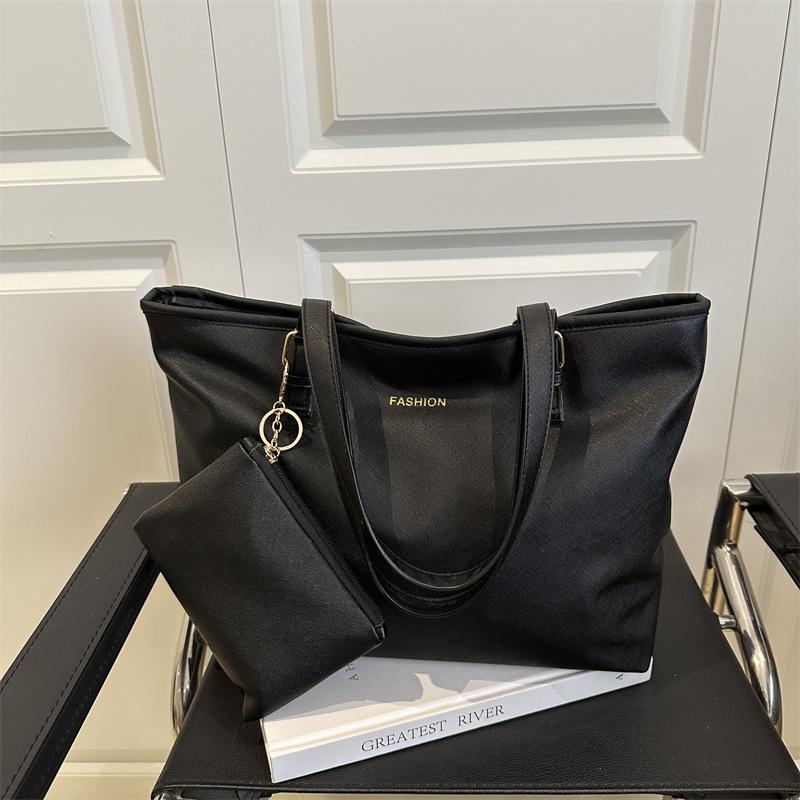 Solid Color Casual Daily Practical Simple Versatile Large-capacity Commuter Student Class Portable Shoulder Armpit Bag