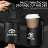 Universal Car Door Cup Holder Box Back Clip Design Drink Rack Storage Bin for RAV4 Corolla Camry C-HR Rav4 Prado Hilux
