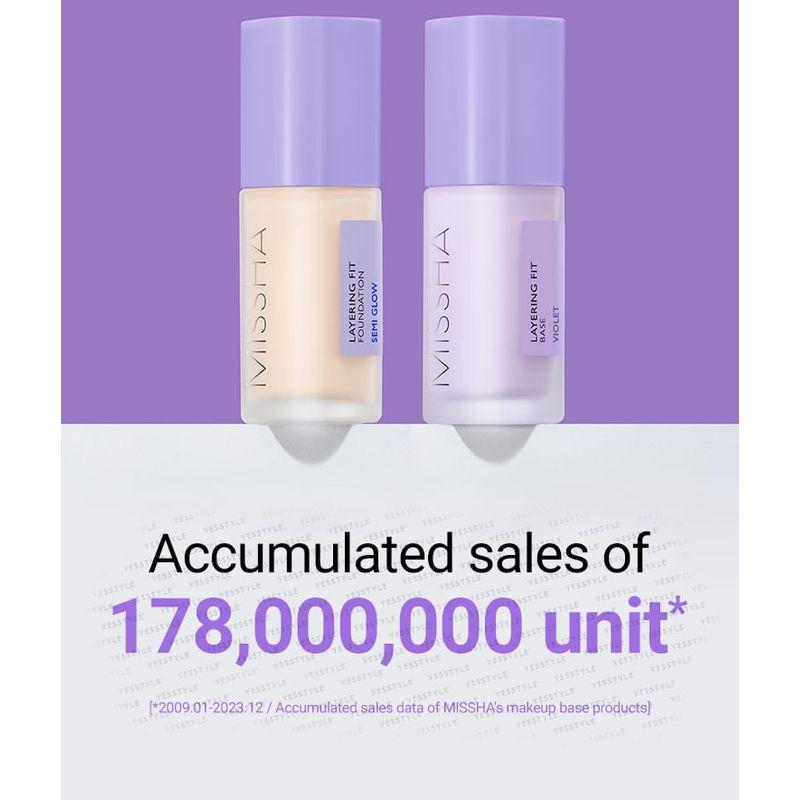 MISSHA - Layering Fit Base - 2 Colors