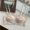 New French summer sexy lace underwear women's small breasts gather tube top explosion can be worn outside the bra