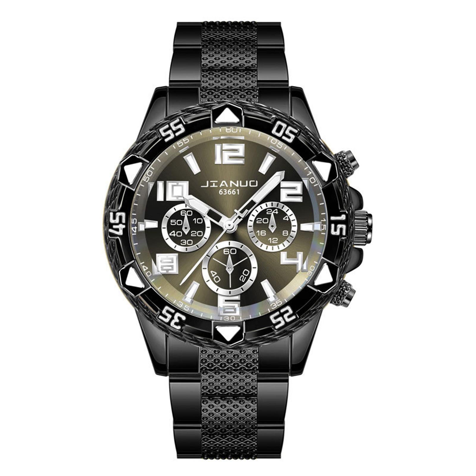 

Men s Luminous Running Alarm Clock Watch One Size