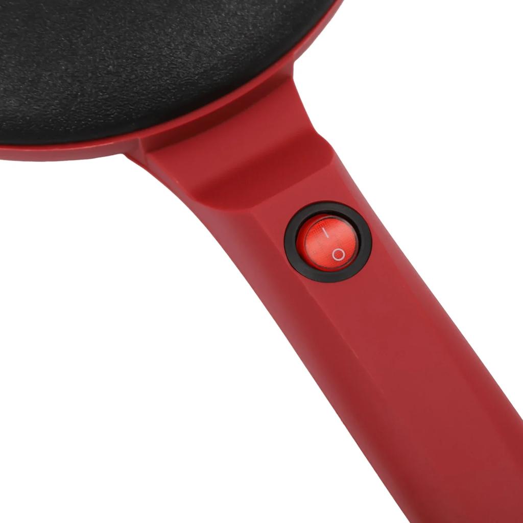 8-inch Electric Pancake Maker, Portable Home Crepe Machine - 320-356°F Smart Temperature Control, Flat Pancake Griddle
