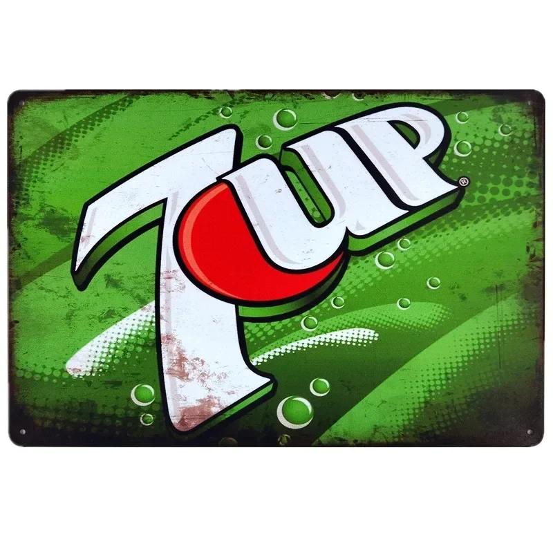 Vintage Metal Tin Signs Decor Retro Plaque Drinks Art Wall Posters for Kitchen Bar Pub Club Man Cave