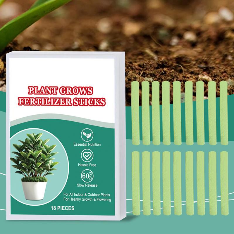 Natural Plant Fertilizer Sticks 18Pcs/set Indoor Potted Flower Plant Food Spikes For All-Purpose Fruit Tree Growing China Mainland