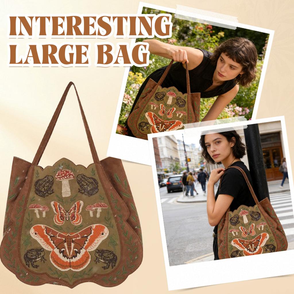 Oversized Tapestry Tote Extra-large Storage Bag, A Forest Bag With A Sense Of Design