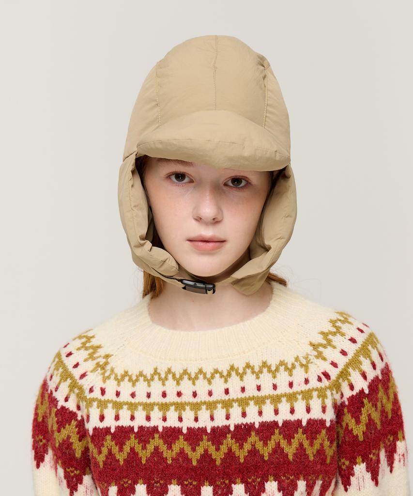 CARGOBROS FOR WOMAN Soft Padded Winter Trooper Hat (Beige)