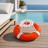 Floating Gyro Cup Holder, The Beer Buoy Floating Drink Holder, Anti Spill Gyro Can Holder, Pool Drink Float for 12oz Standard Cans, Floating Beverage