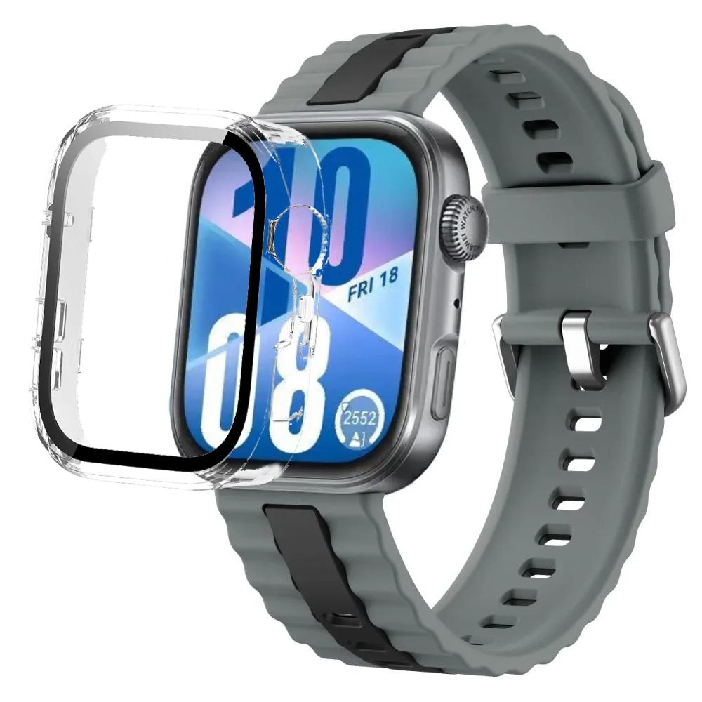 Silikonarmband+PC-Hülle für Huawei Watch Fit 4/Fit 4 Pro Intelligentes Armbandteile für Huawei Watch Fit 3 Uhr Schutzhülle