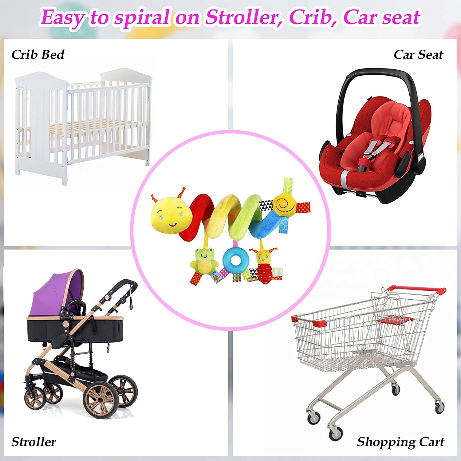 Детские спиральные плюшевые игрушки — фото 6