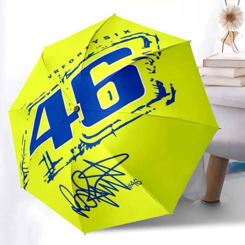 VR46, автоматический складной зонт, портативный и складная конструкция, 8 спиц, рождественский или день рождения подарок.